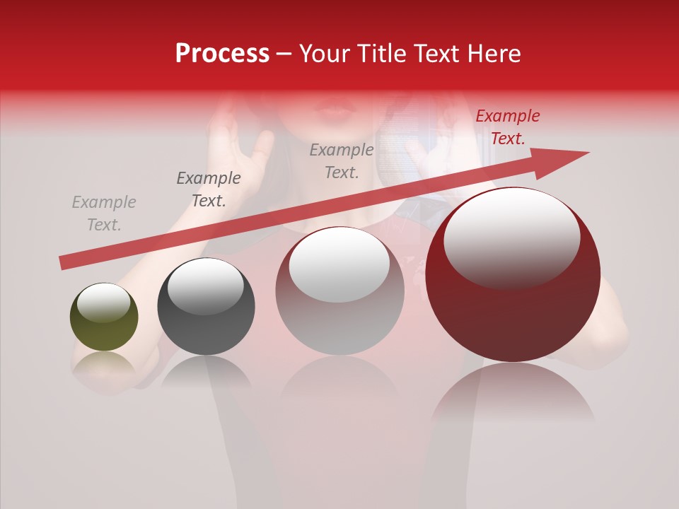 Touch Button Pretty PowerPoint Template
