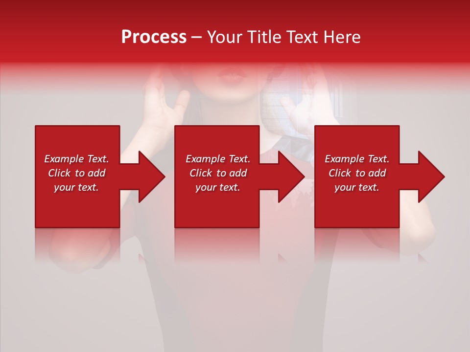 Touch Button Pretty PowerPoint Template