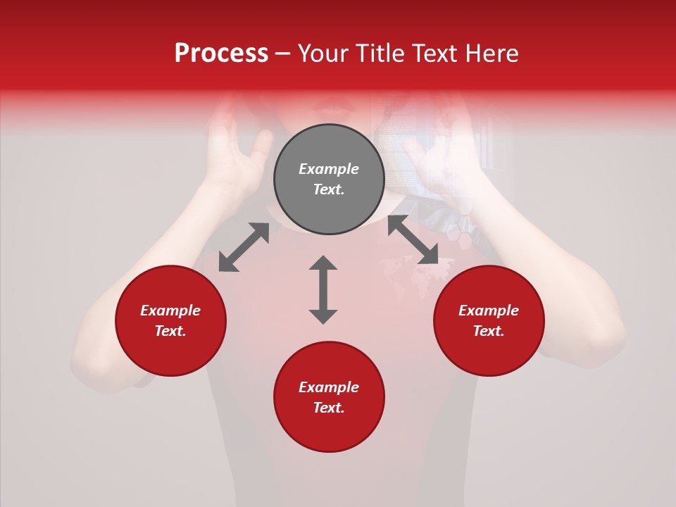 Touch Button Pretty PowerPoint Template