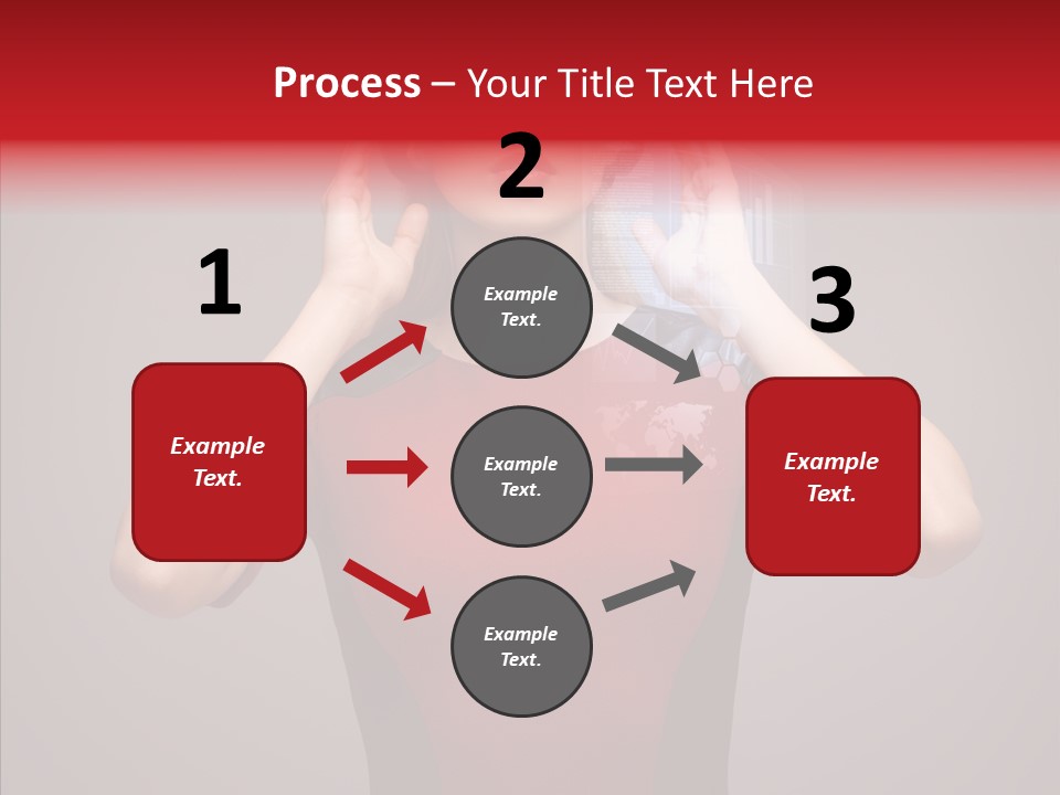 Touch Button Pretty PowerPoint Template