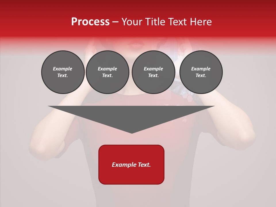 Touch Button Pretty PowerPoint Template