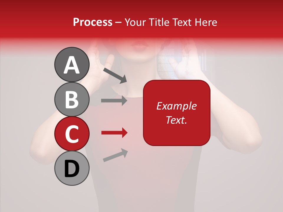 Touch Button Pretty PowerPoint Template