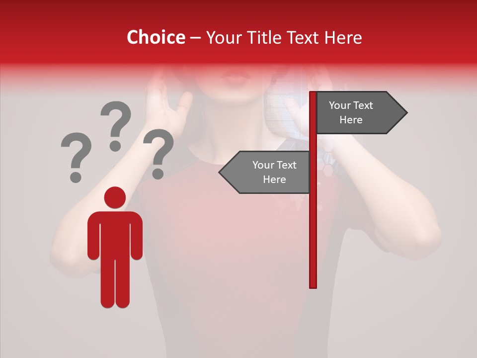 Touch Button Pretty PowerPoint Template