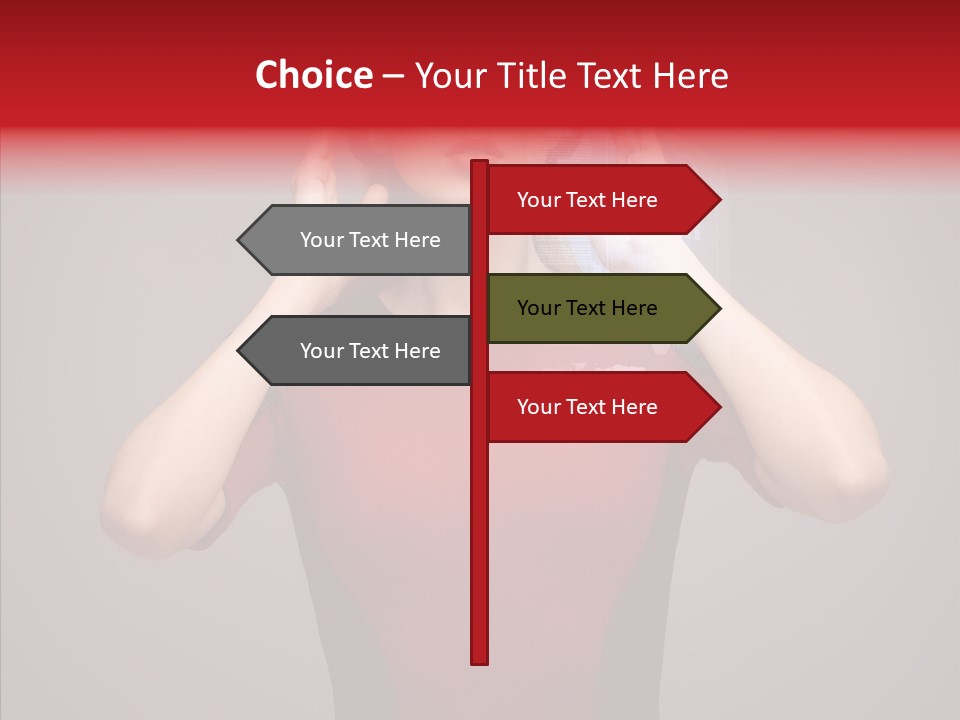 Touch Button Pretty PowerPoint Template