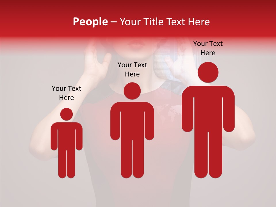 Touch Button Pretty PowerPoint Template