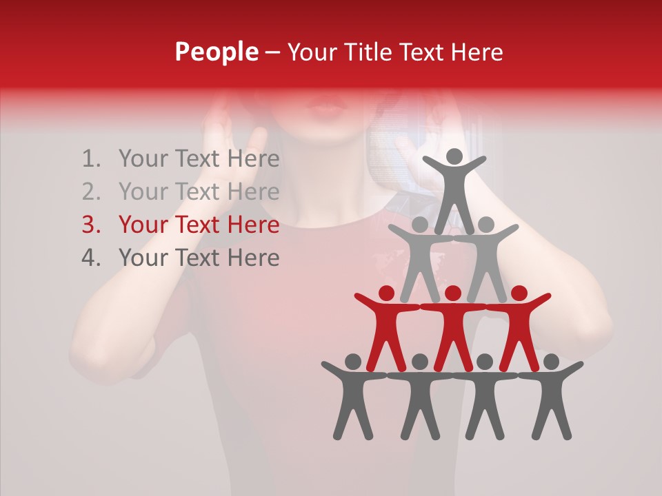 Touch Button Pretty PowerPoint Template