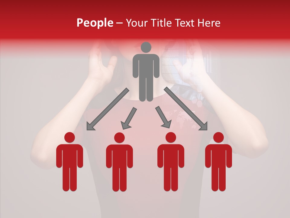 Touch Button Pretty PowerPoint Template