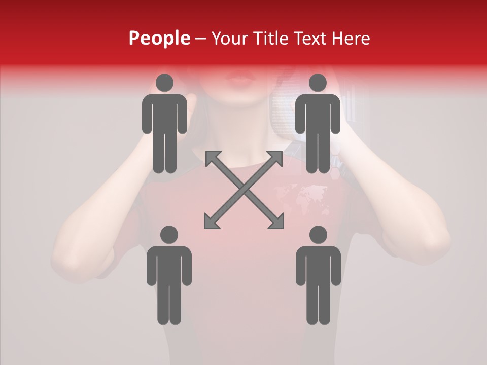 Touch Button Pretty PowerPoint Template