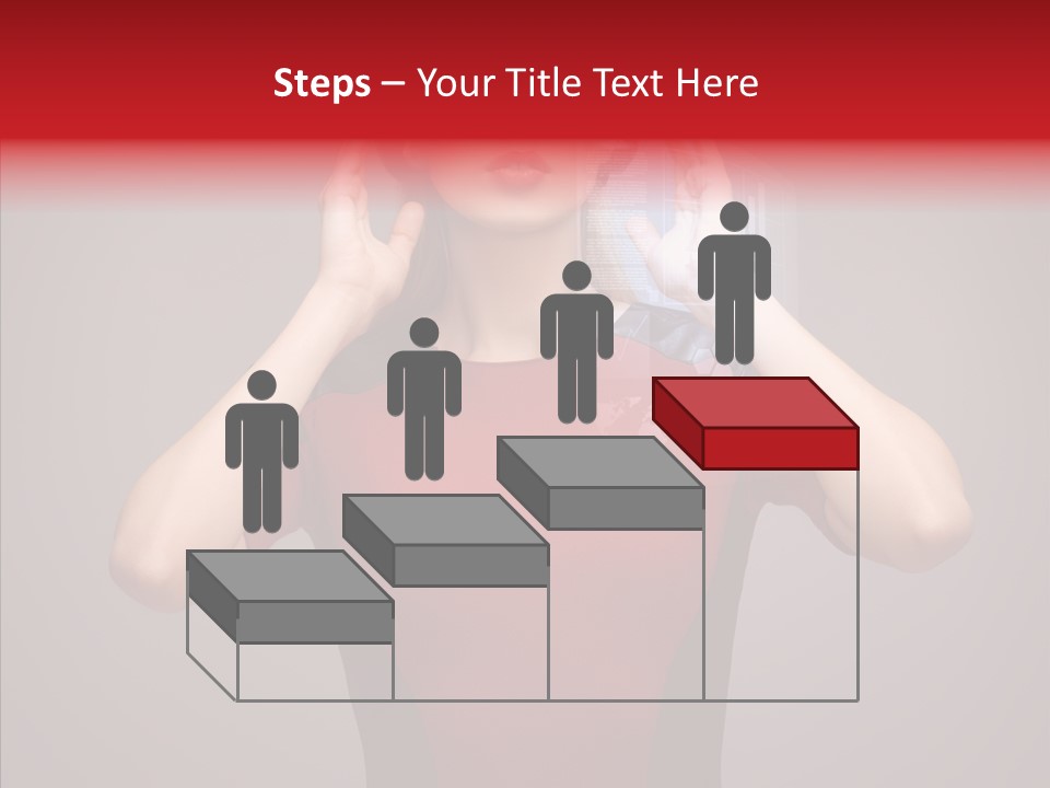 Touch Button Pretty PowerPoint Template