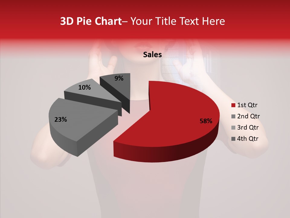 Touch Button Pretty PowerPoint Template