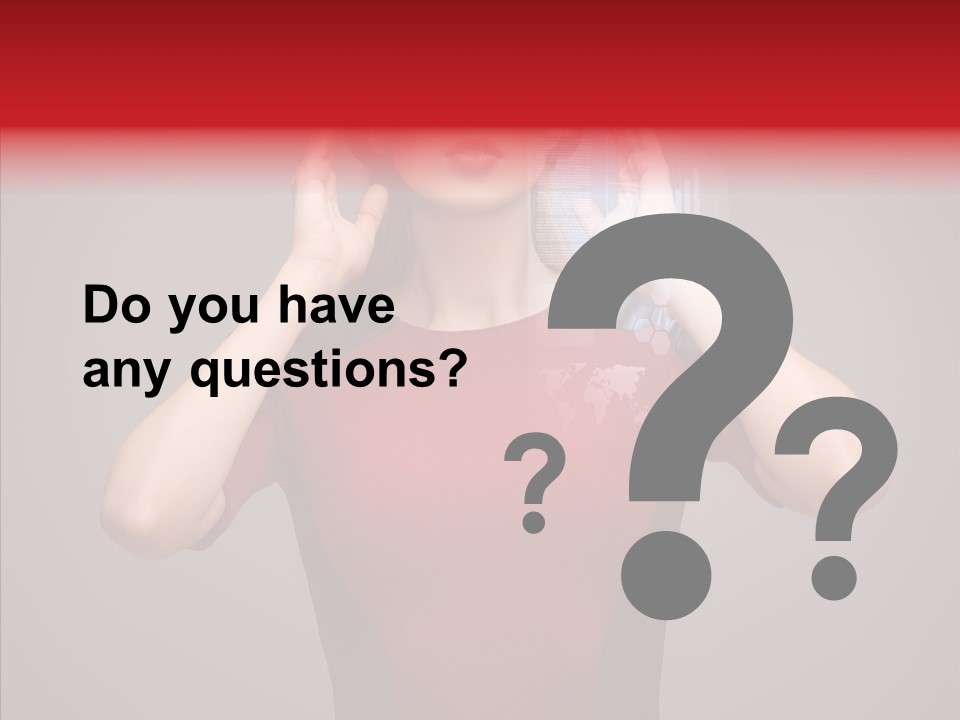 Touch Button Pretty PowerPoint Template