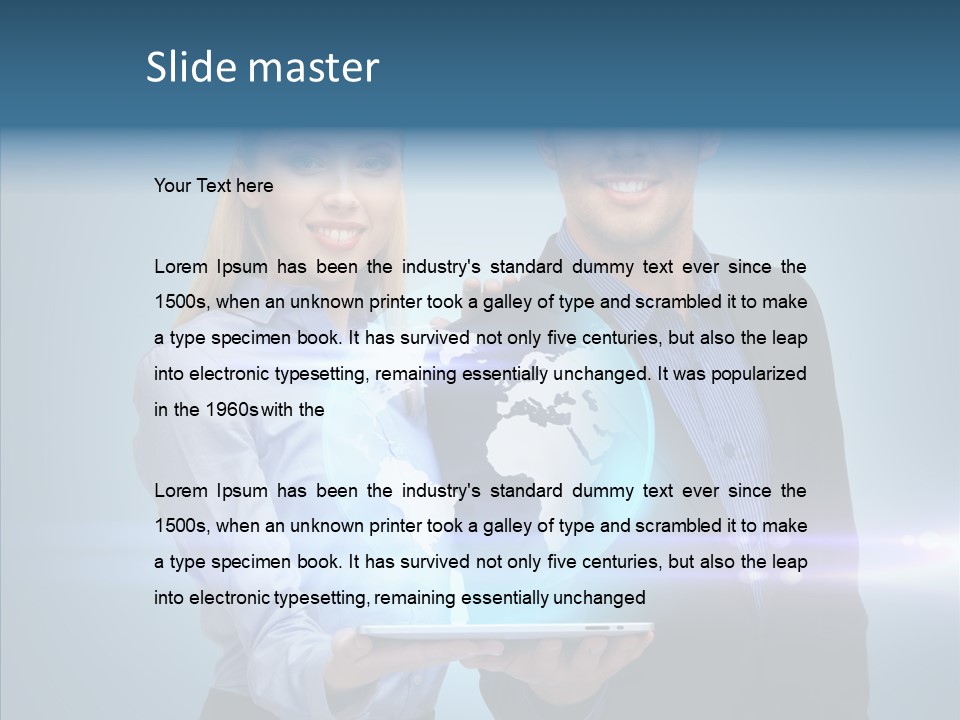Online Student Virtual PowerPoint Template