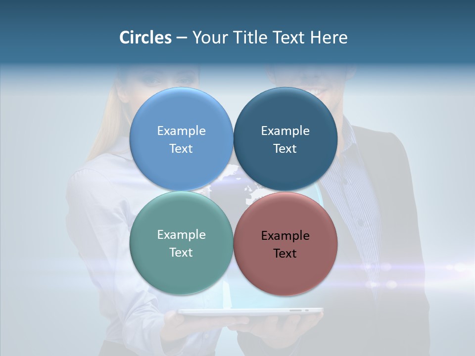 Online Student Virtual PowerPoint Template