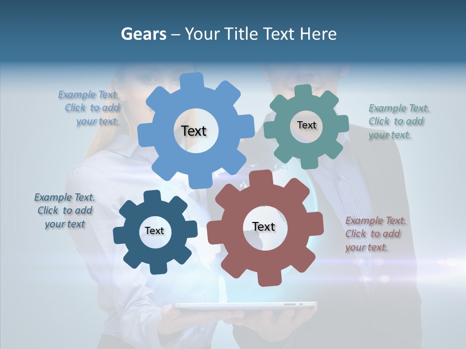 Online Student Virtual PowerPoint Template