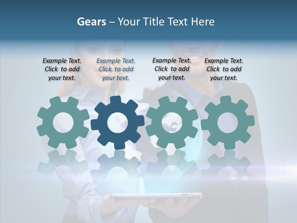 Online Student Virtual PowerPoint Template