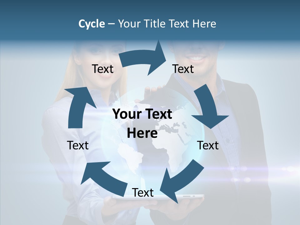 Online Student Virtual PowerPoint Template