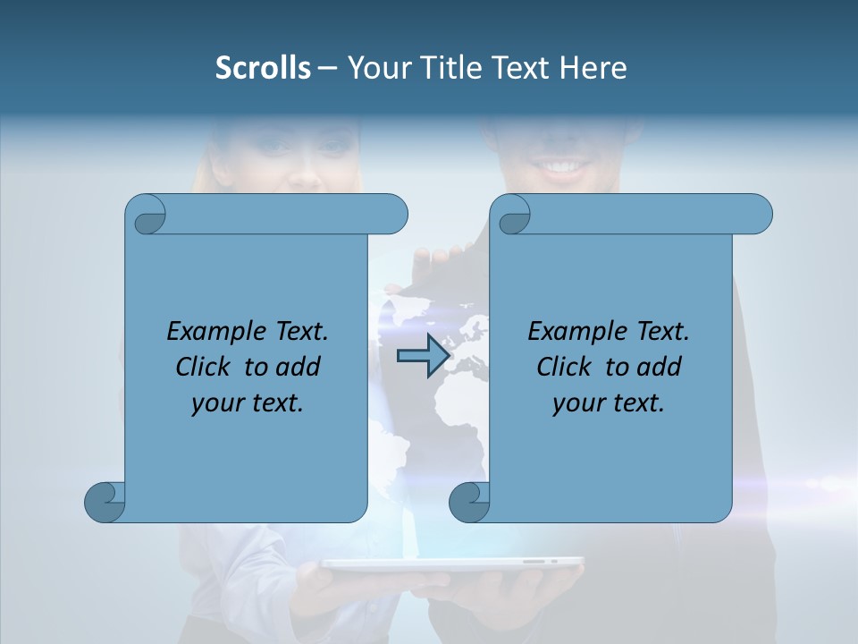 Online Student Virtual PowerPoint Template