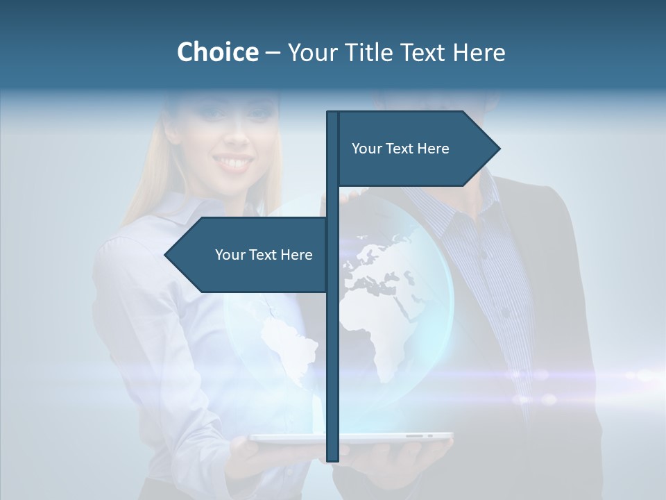 Online Student Virtual PowerPoint Template