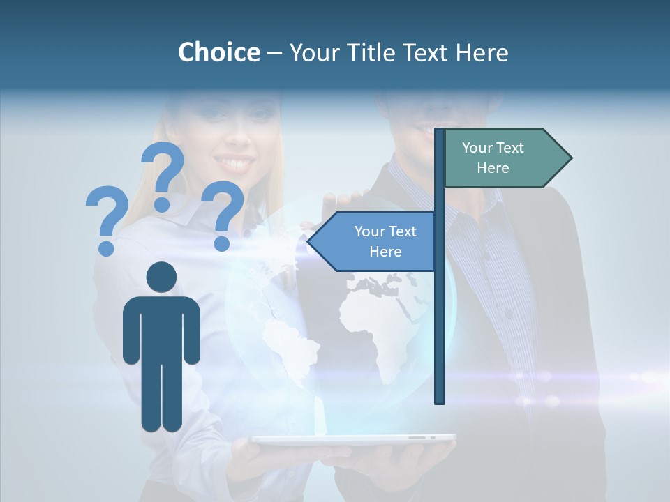 Online Student Virtual PowerPoint Template