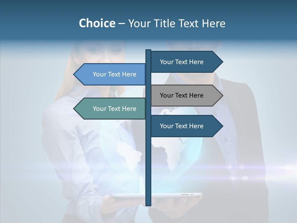 Online Student Virtual PowerPoint Template