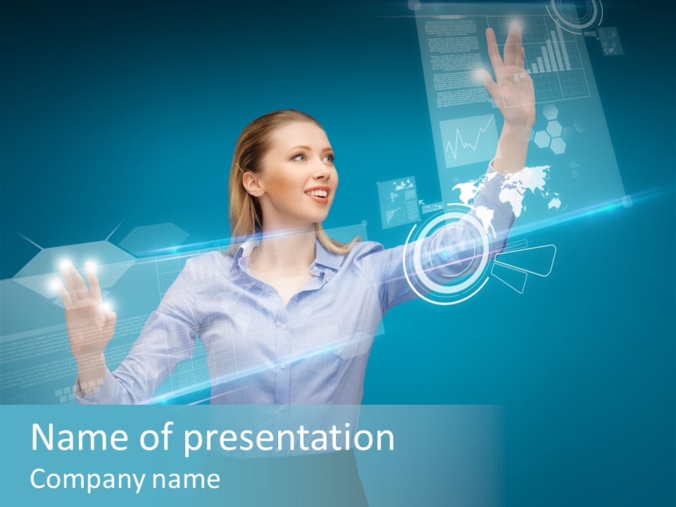 Working Interface Cheerful PowerPoint Template