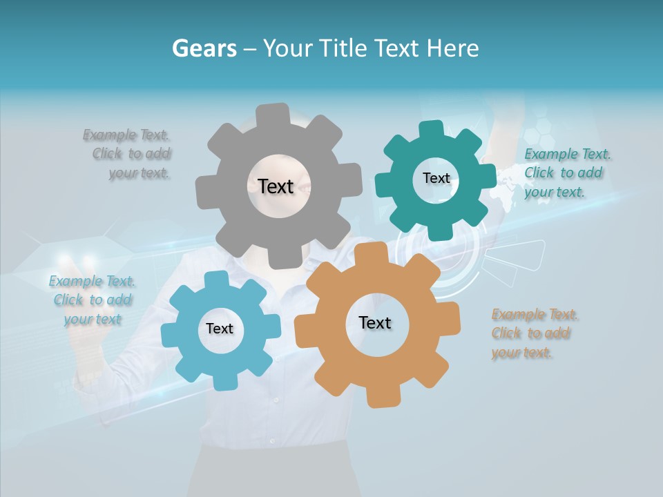 Working Interface Cheerful PowerPoint Template