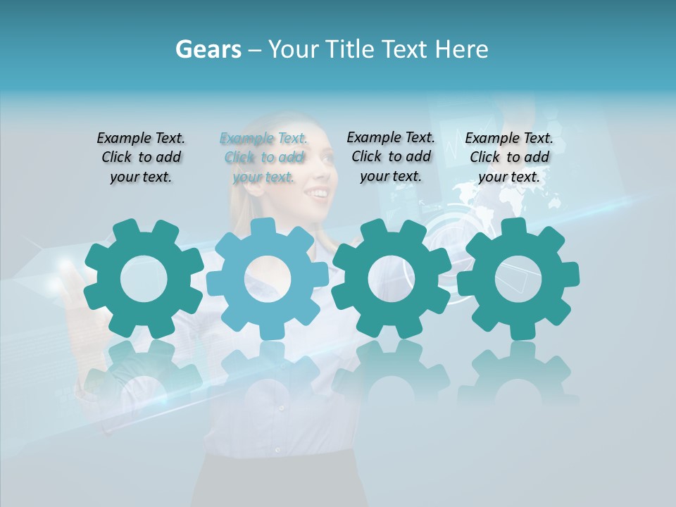 Working Interface Cheerful PowerPoint Template