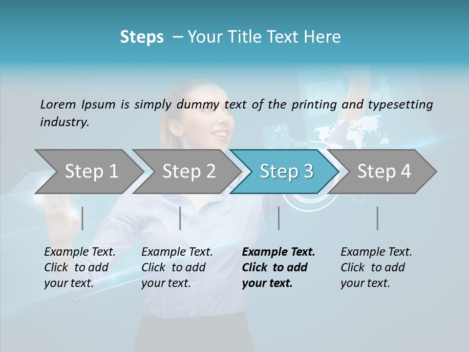 Working Interface Cheerful PowerPoint Template