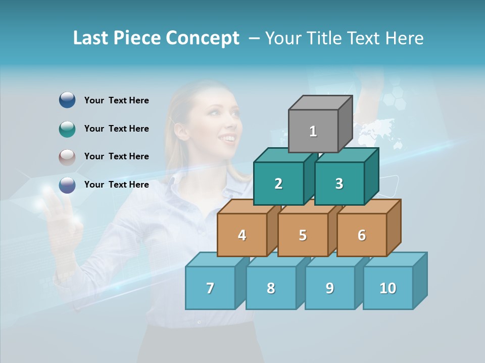 Working Interface Cheerful PowerPoint Template