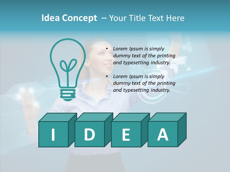 Working Interface Cheerful PowerPoint Template