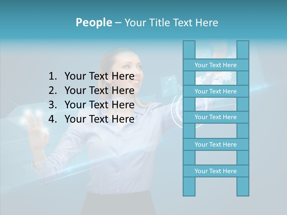Working Interface Cheerful PowerPoint Template