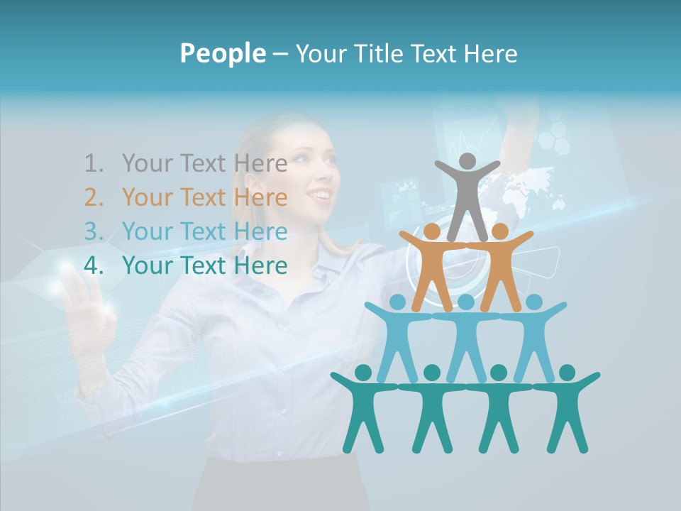 Working Interface Cheerful PowerPoint Template