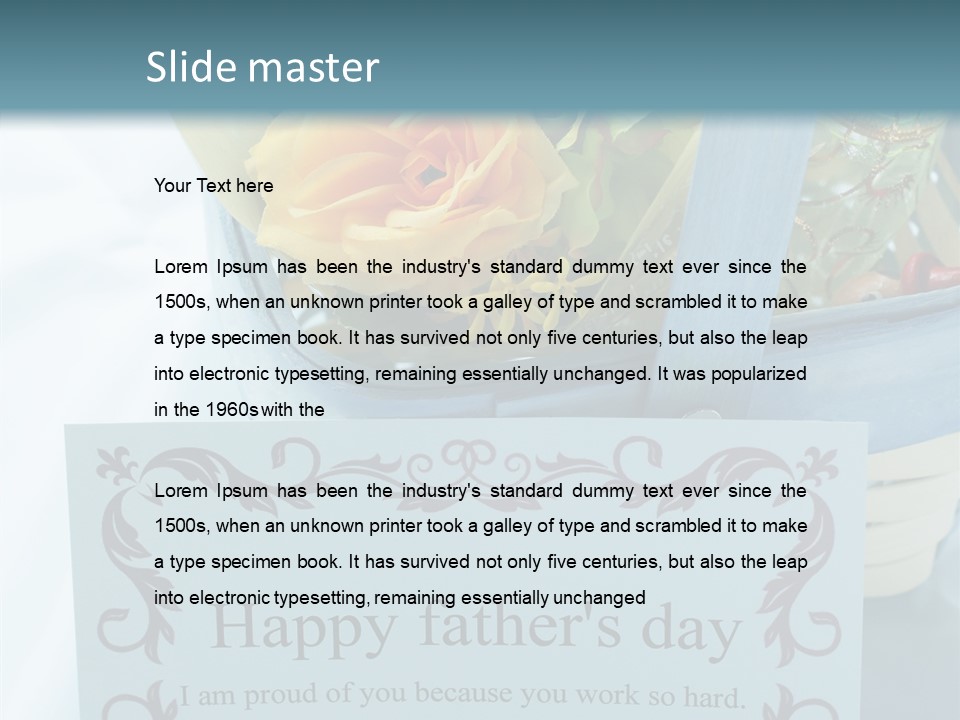 Love Special Card PowerPoint Template