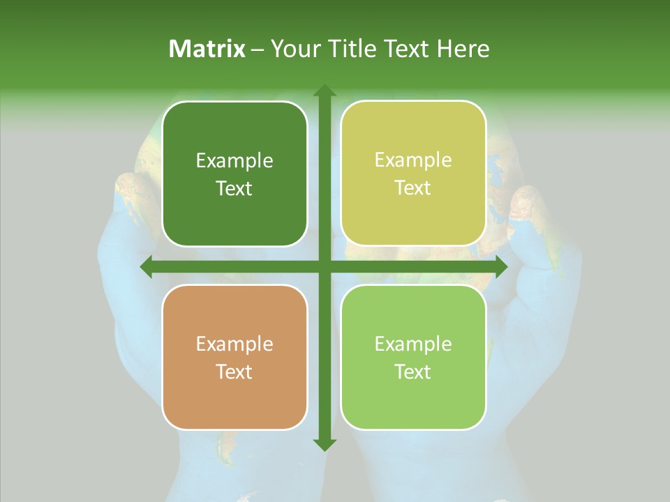 Globe Paint Future PowerPoint Template