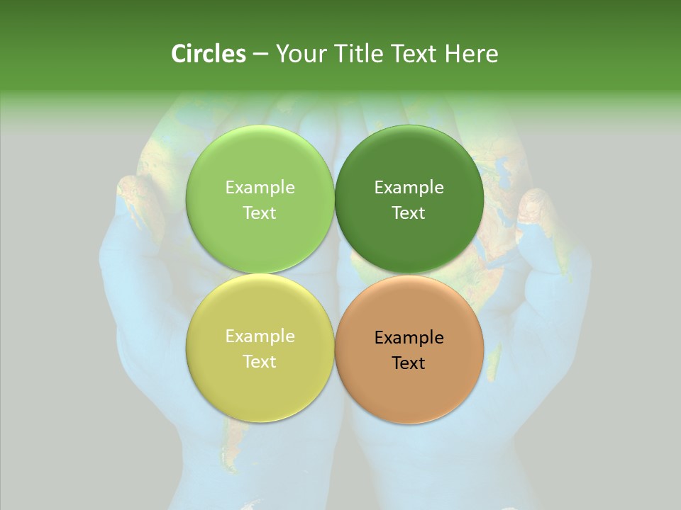 Globe Paint Future PowerPoint Template