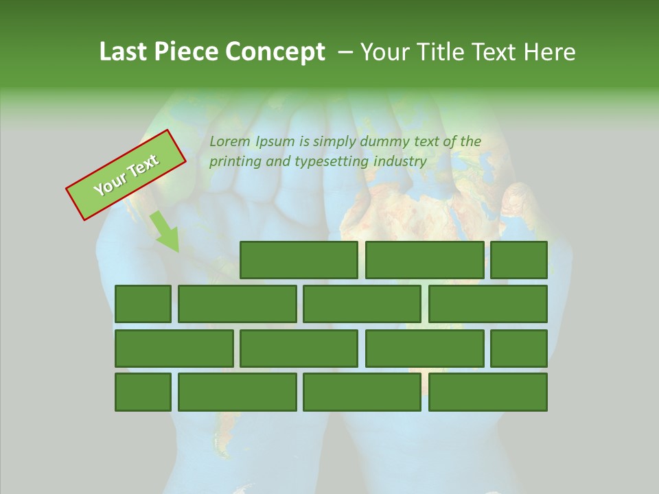 Globe Paint Future PowerPoint Template