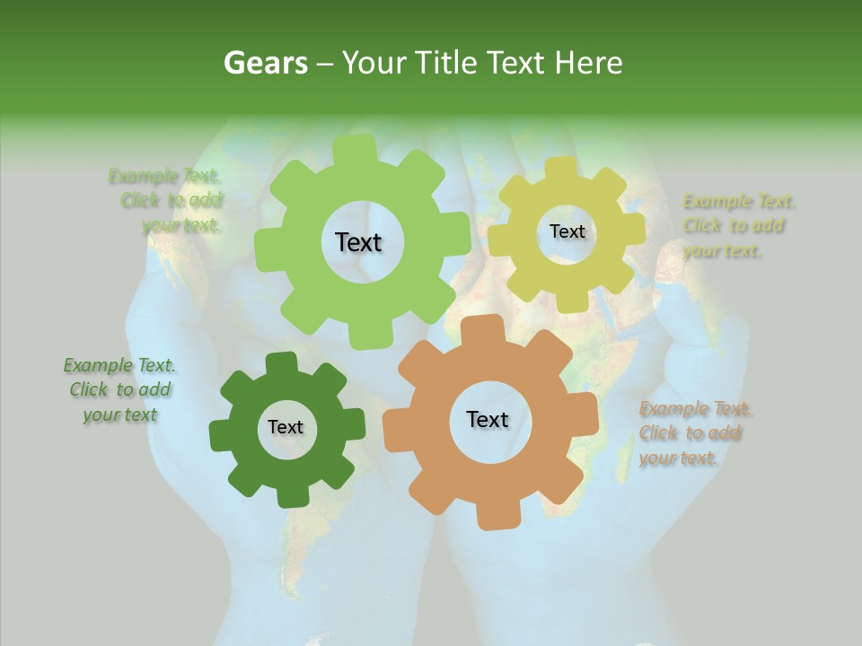 Globe Paint Future PowerPoint Template