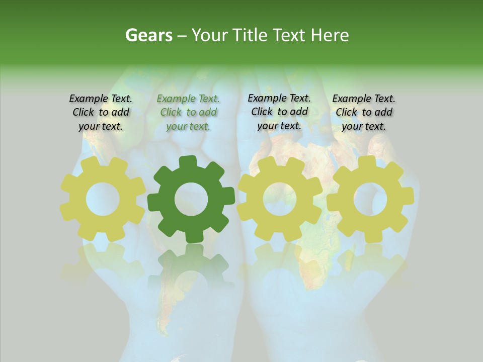 Globe Paint Future PowerPoint Template