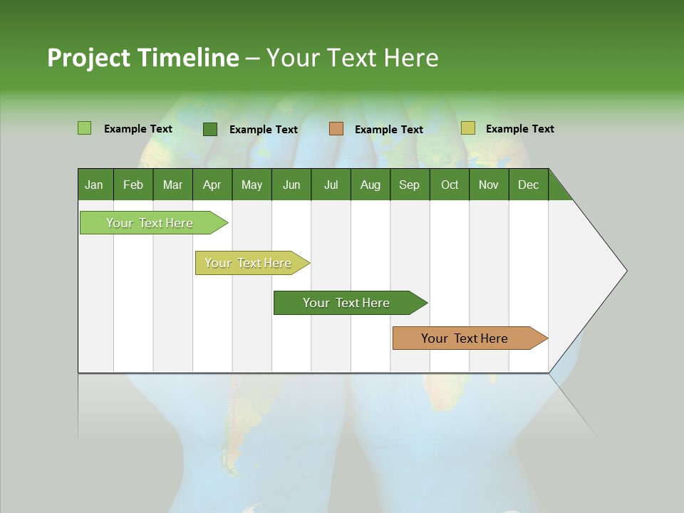 Globe Paint Future PowerPoint Template