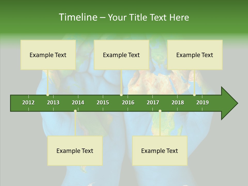 Globe Paint Future PowerPoint Template