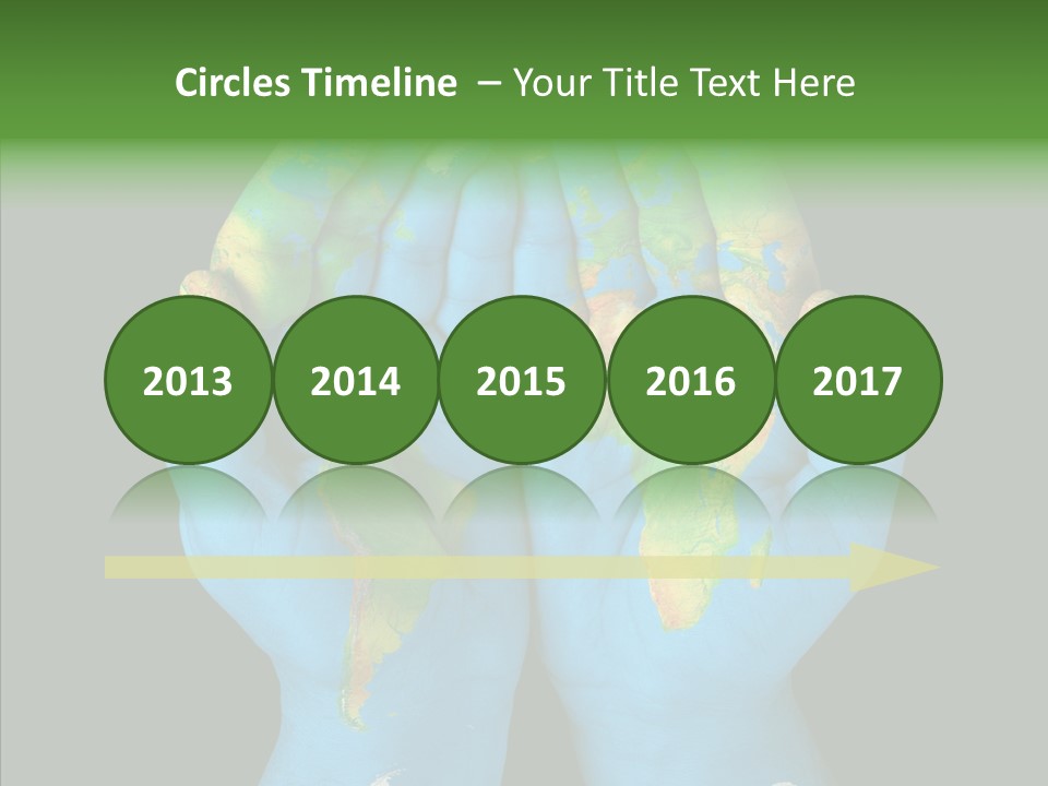 Globe Paint Future PowerPoint Template