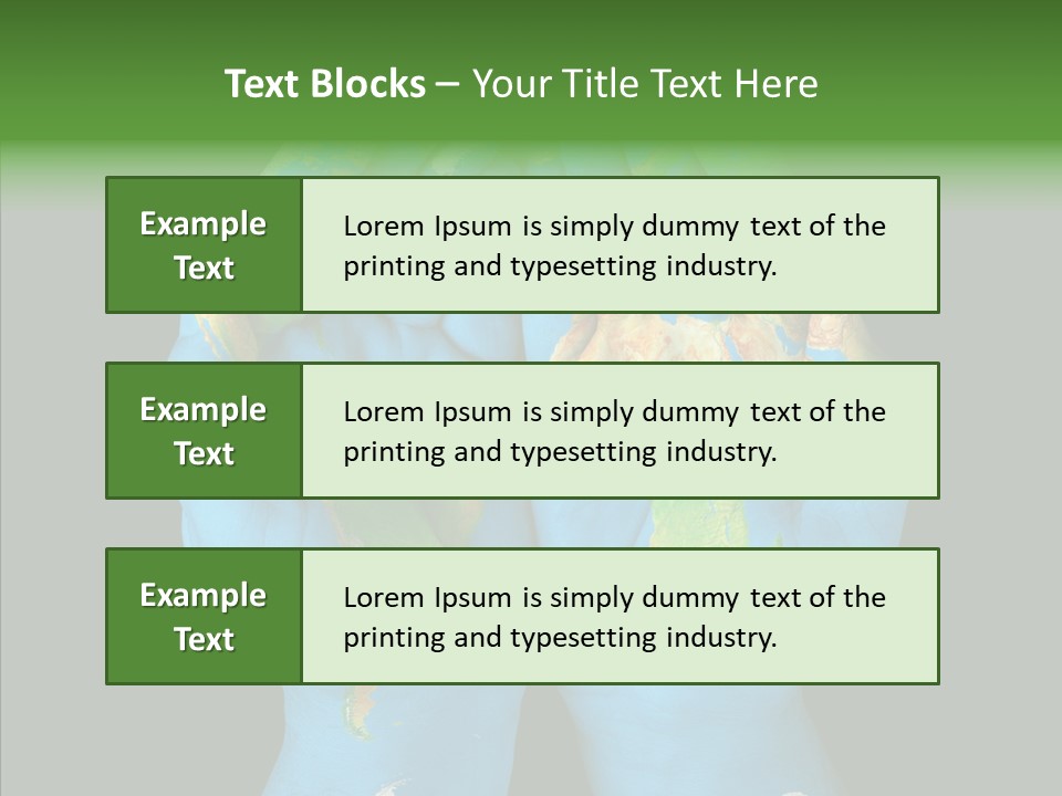 Globe Paint Future PowerPoint Template