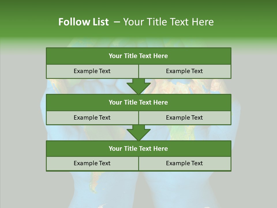 Globe Paint Future PowerPoint Template