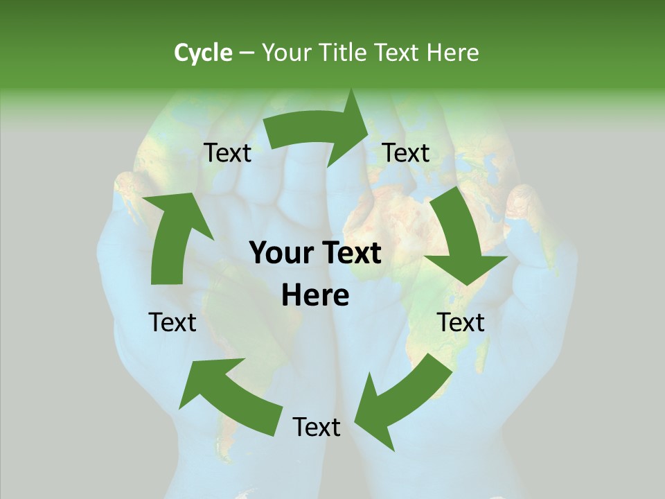 Globe Paint Future PowerPoint Template