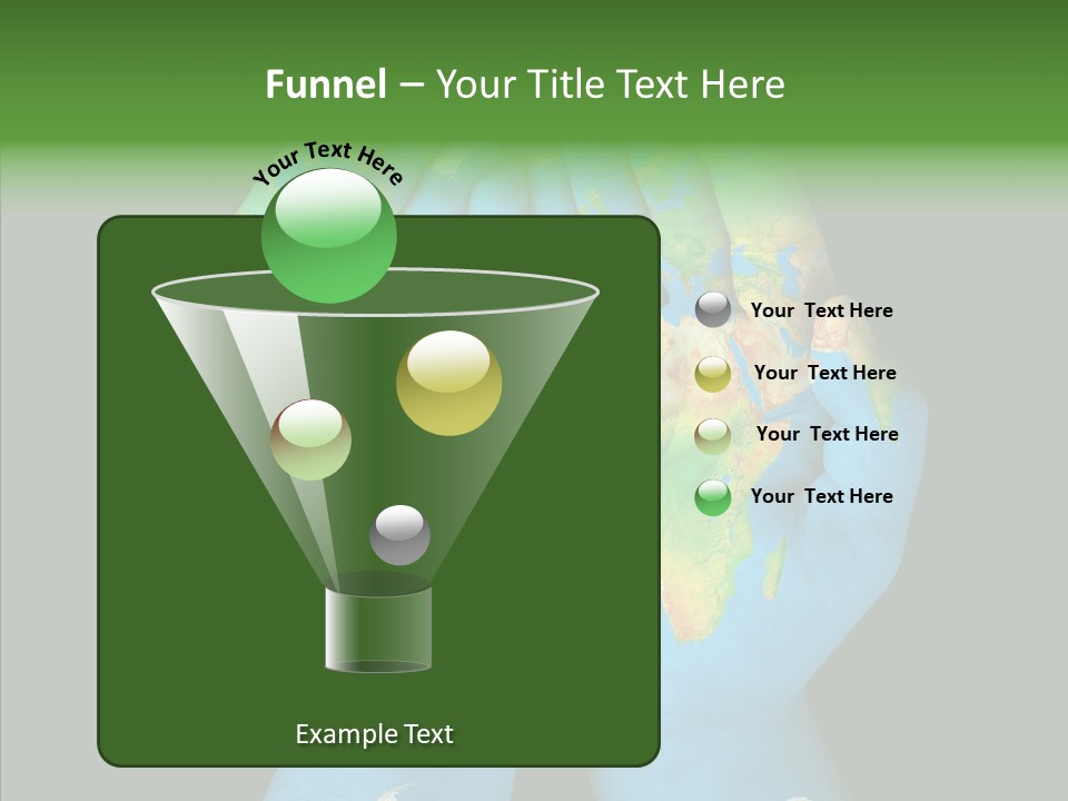 Globe Paint Future PowerPoint Template