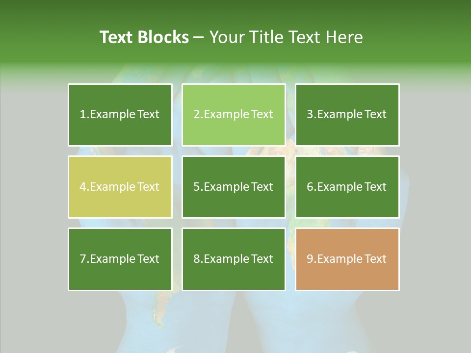 Globe Paint Future PowerPoint Template