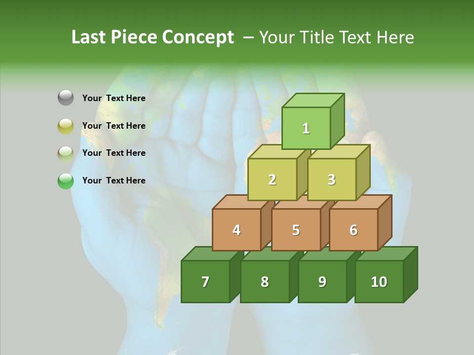 Globe Paint Future PowerPoint Template