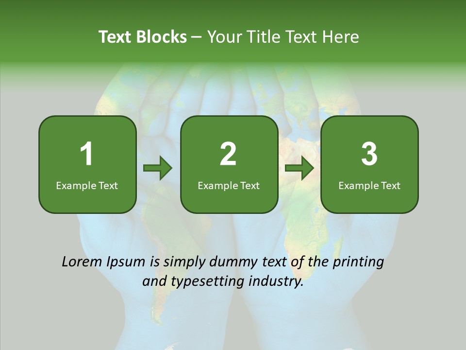 Globe Paint Future PowerPoint Template