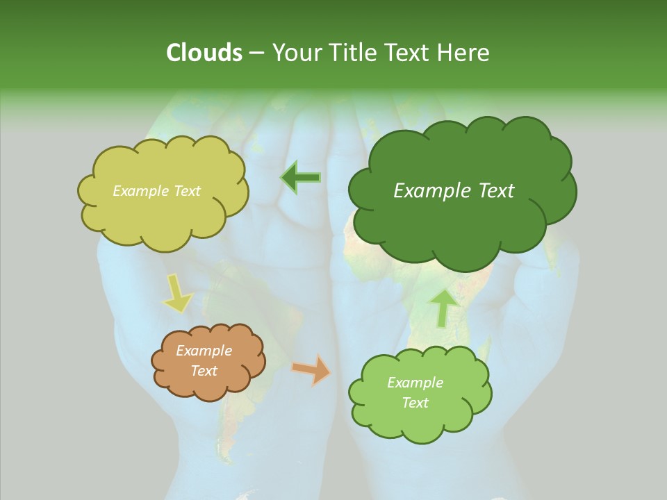 Globe Paint Future PowerPoint Template