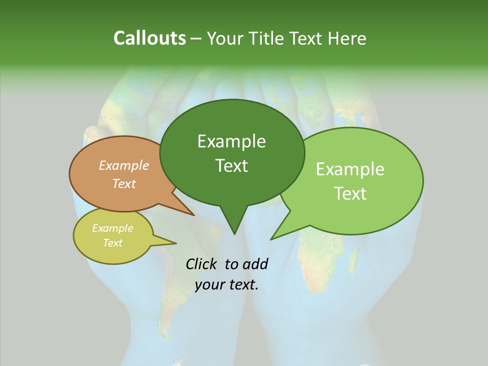 Globe Paint Future PowerPoint Template